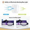 Blue Light Blocking Glasses Vintage Round Frame Eyeglasses for Women