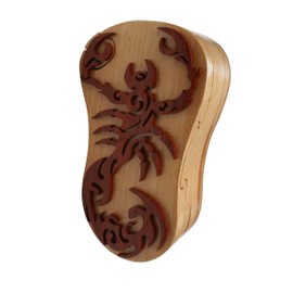 Scorpion Puzzle Box with secret key
