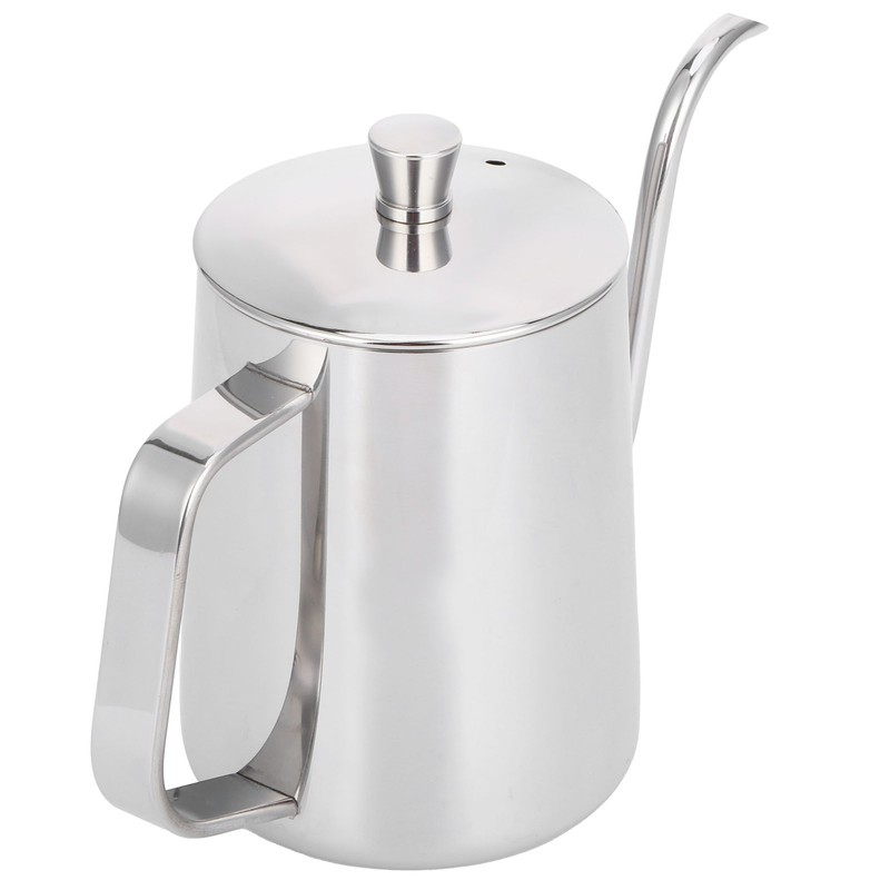 600ml Coffee Drip Kettle 304 Stainless Steel Slender Spout Thicken