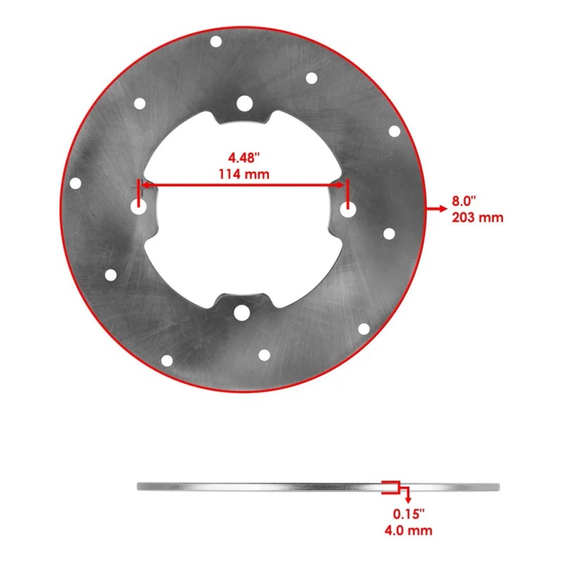 Disco Freno Pinzas Arctic Cat Trv 1000 2013-2015