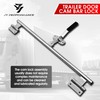 JY PERFORMANCE 36'' Trailer Swing Door Hinged Cam Bar Lock