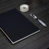 Ykimok 2 Pack College Ruled Notebook, Soft Black Cover Spiral