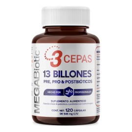 Prebioticos Probioticos Y Postbioticos Megabiotic 120 Caps