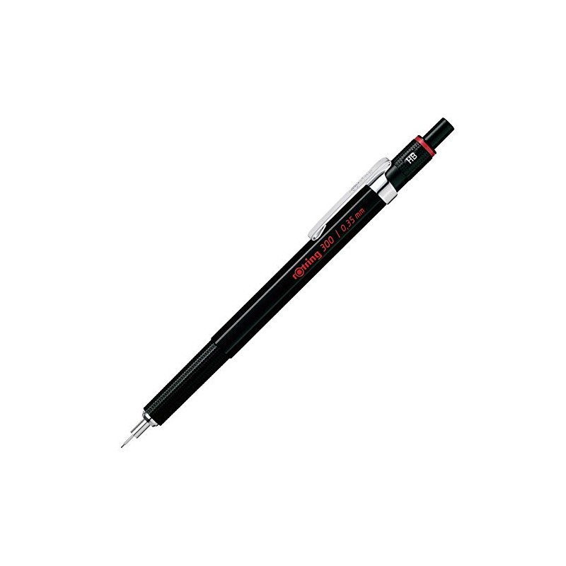 rOtring 300 0.3 mm mechanical pencil, black (502303)