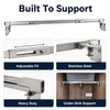 Undermount Sink Support Bracket for Kitchen Installation - Adjustable Stainless