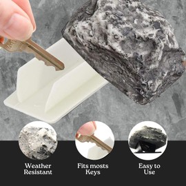 Fake Rock Key Hider Outdoor Safe for Vehicles, Waterproof Hide A Key Outside for Car Keys, Camping and Hiking