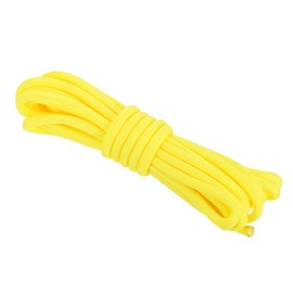 Rebower 550 Paracord Rope 3 m, 4mm Thin Paracord Nylon Cord 7-Strand Core [for Tent Camping Outdoor Gear] - Yellow