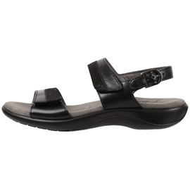 SAS Nudu Adjustable Comfort Sandal Midnight 8 WW - Double Wide (D)