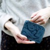 Vincent Crafted, Tochigi Leather, Paisley, L-Shaped Zipper, Mini Wallet, FARIA