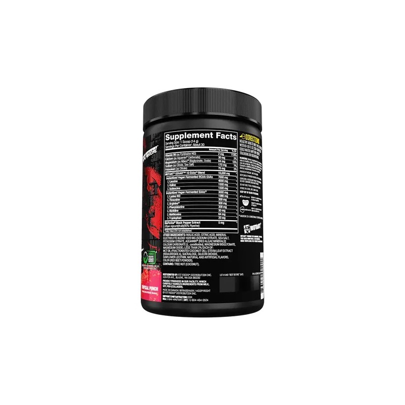 Aminoácidos Eeas Mutant Geaar 30 Serv Sabor Tropical Punch