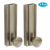 Coufce 2pcs 2 Inch Solid Brass Slide Bolt, Bronze Gate