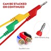 TEHAUX Banana Plug Test Leads Kit, Multimeter Test Lead Stackable