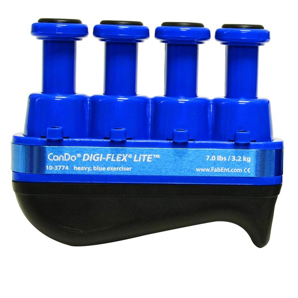 Cando - 684740 Digi-Flex Lite, Blue, Hand Exerciser for Finger Strengthening, Rehabilitation, and Therapy, Blue: Heavy