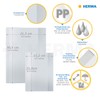 HERMA Transparent Book Cover made from Durable and Wipe Clean