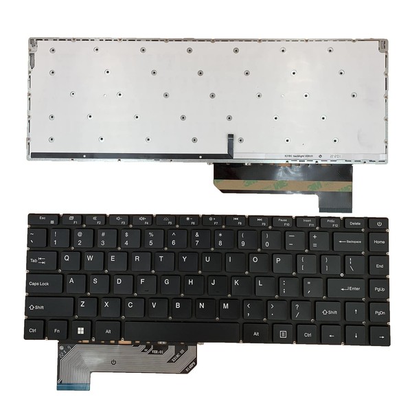 Siakoocty Laptop Replacement US Layout Backlit Keyboard for Gateway 14.1