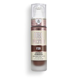 Makeup Revolution, IRL Filter Longwear Foundation, Medium to Full Coverage, F20, 23 ml
