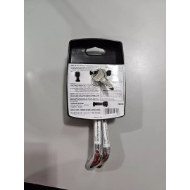 Reese 7006100 Chrome Receiver Pin & Coupler Tongue Combo Lock w 2 Keys