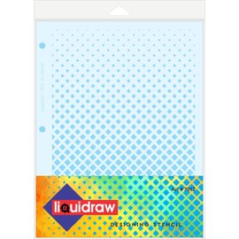 Liquidraw Design Stencils for Crafts, Layering Stencils Scrapbooking Flower Craft Painting Letter Stencil Template