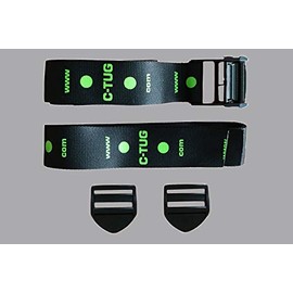 Railblaza C-TUG CT-1033 Strap Kit with Cam Lock Buckle, (2 x Straps 1.2 m + 1.6 m)