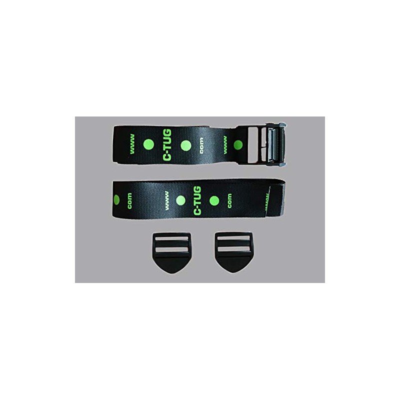 Railblaza C-TUG CT-1033 Strap Kit with Cam Lock Buckle, (2