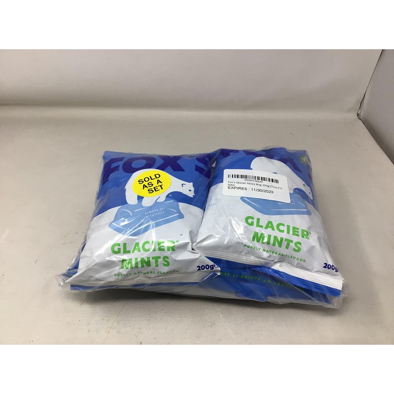 Fox's Glacier Mints Bag 200g (7oz) X 6