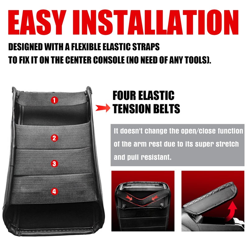 Mabett Center Console Cover for Ford Bronco Accessories 2021 2022