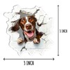 4Pcs German Shorthaired Pointer Dog Sticker - 3D Effect -