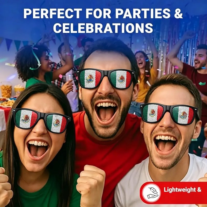 Kit De Gafas De Aficionado Al Fútbol Y Mundial 2026
