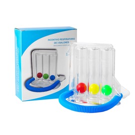 Breath Trainer, Lung Function, Deep Breath Trainer, Breathing Exercises for Lungs, Breathing Exercise Device with 3 Colourful Balls, Deep Breathing Trainer for Speech Therapics and Lung Function