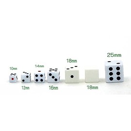 Mahjong Dice 16mm (Set of 6)
