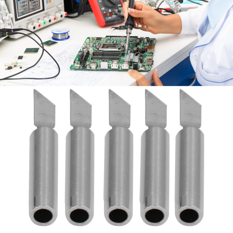 5Pcs Soldering Iron Tips BGA Station Tool Copper Internal Heating