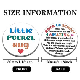 Back to School Stuff, Kindergarten School Supplies, Back to School Supplies for Students, First Day of Kindergarten, Gifts for College Girls, Cute School Accessories for Son Daughter, Pocket Hug Token