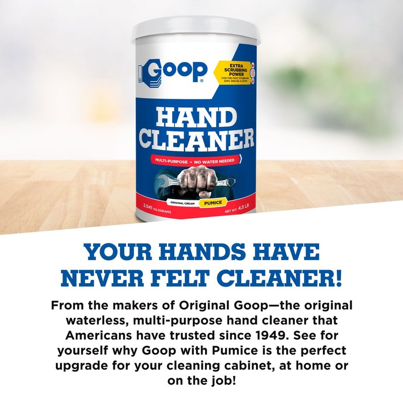 GOOP Hand Cleaner with Pumice 4.5 Lb. Can