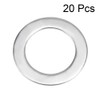 sourcing map 20 Pcs 12mm x 20mm x 0.8mm 304