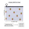Pack of 20 Document Bags 21 x 17 cm, Plastic