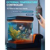 100W Fish Tank Heater, Mini Submersible Digital Aquarium Heater with