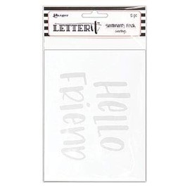 Ranger Letter It Cardstock 4.25" x 5.5" (12pk) - White