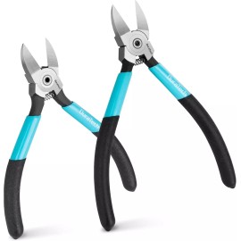 DURATECH 5-Inch and 6-Inch Professional Flush Cutters, Wire Cutters Heavy Duty