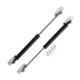 Motoforti Universal Lift Supports Struts Cabinet Cover Gas Springs 10inch/245mm 13lb/60N/6kg Black 2 Set