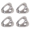 10Pcs Climbing Hanger Lightweight Stainless Steel Rock Climbing Anchors for