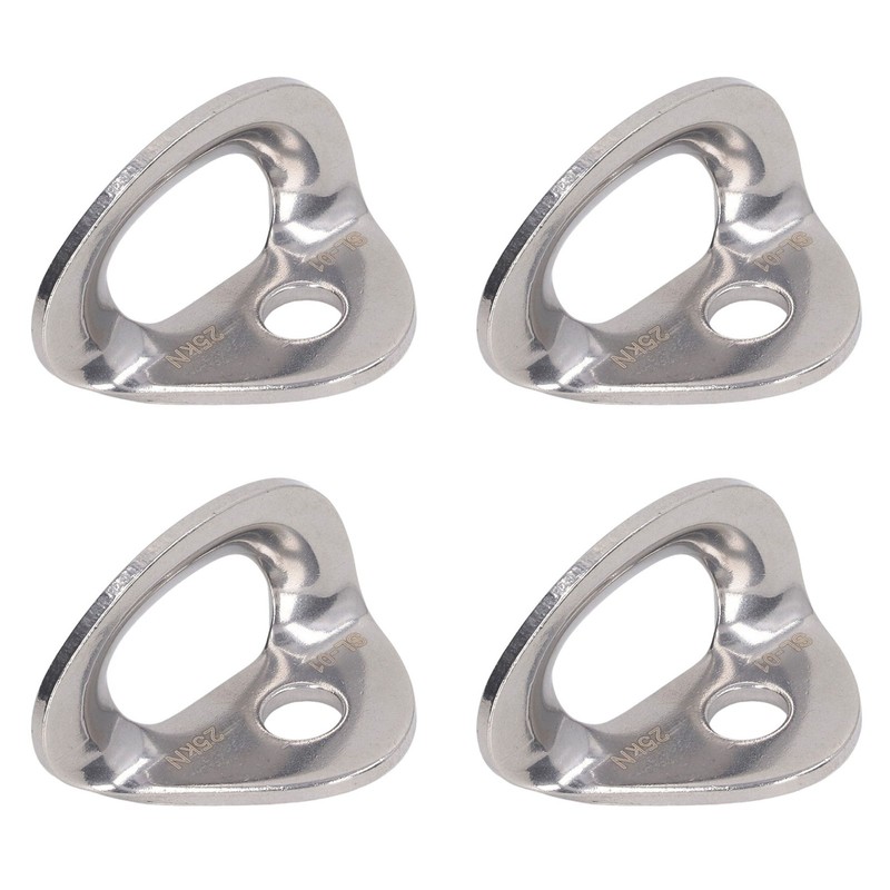 10Pcs Climbing Hanger Lightweight Stainless Steel Rock Climbing Anchors for