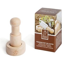 BestNest 3 Pack of Esschert Design Paper Seedling Pot Molds