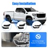 6PCS Mud Flap Delete Compatible with GMC Sierra 1500 2019-2025