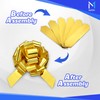 Mata1-USA - Huge Car Bow - Gold, 18 Inch -