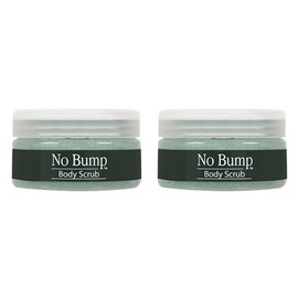 GiGi No Bump Body Scrub for Ingrown Hair & Razor Burns, 6 oz x 2 pack