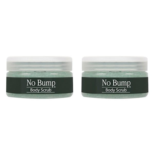 GiGi No Bump Body Scrub for Ingrown Hair & Razor Burns, 6 oz x 2 pack