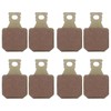 eMagTech 4 Pairs Bicycle Disc Brake Pads Compatible with Magura