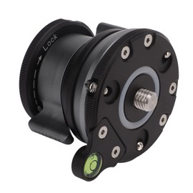 Tripod Leveling Base with Offset Bubble Level for for and Other DSLR Cameras with 1/4 3/8 Thread, 22 Lbs Load Capacity