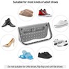 QWORK® 4 Piece Shoe Rack Wall Mounted Set, Foldable Shoes