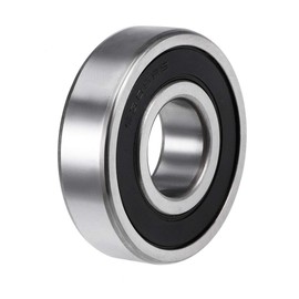 sourcing map 6305-2RS Deep Groove Ball Bearings Z2 25mm X 62mm X 17mm Double Shielded Carbon Steel